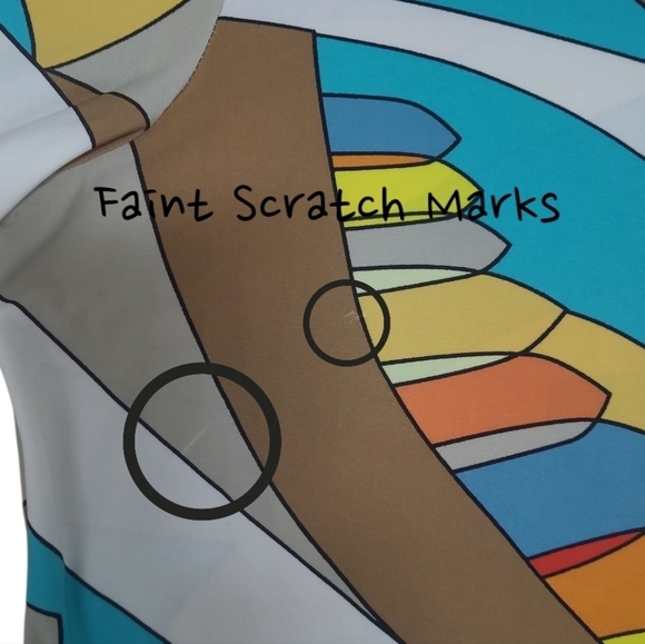 Donna Morgan 3/4 Sleeve Kaleidoscope Print Shift Dress Size 10 - Picture 6 of 8